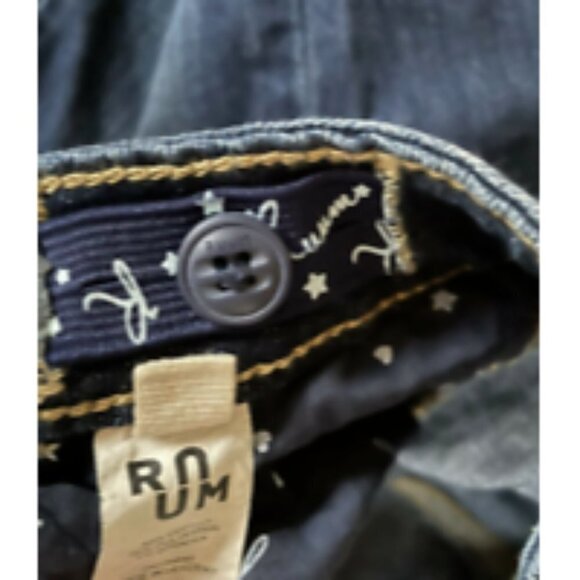 Ruum Girl Dark Blue Denim Skinny Adjustable Waist 8 - Picture 5 of 5